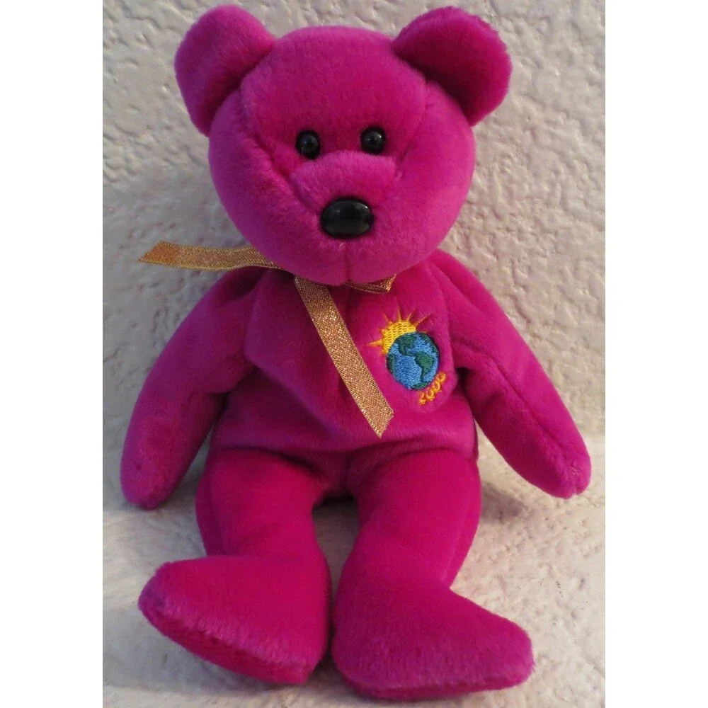 Ty Beanie Millennium Bear No Hang Tag